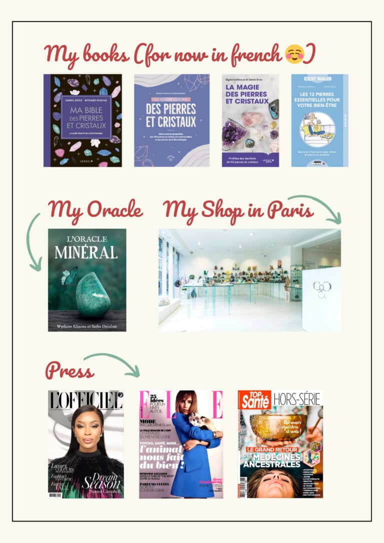 wydiane khaoua, astrology, birthstones, books, press